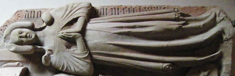 Germany Neustadt am Main - St Michael and St Gertrud Voit von Rieneck 1379 and wife 1381